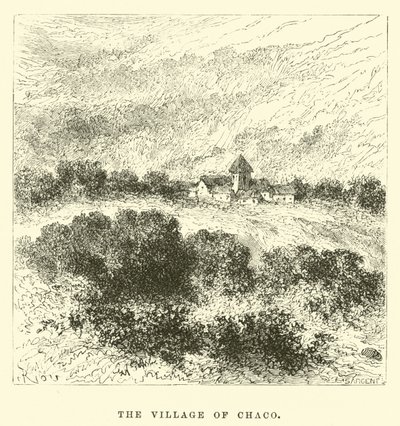 The Village of Chaco by Edouard Riou